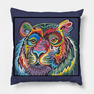 Rainbow Tiger Pillow