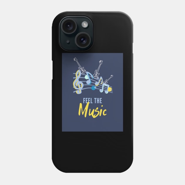 Feel The Music 2.0 Phone Case by Uniqueified