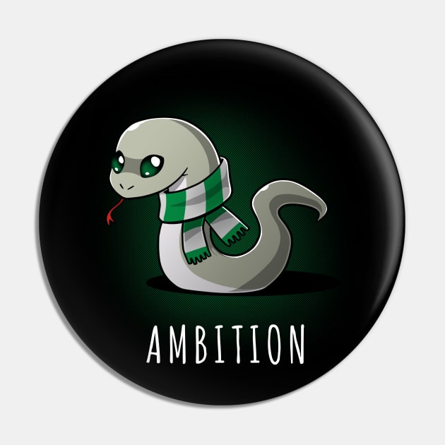 Ambitious Snake Pin by Digital Magician