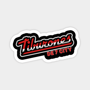 Tiburones - 7 City (R) Magnet