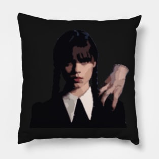 ADDAMS Family, thing and Wednesday-Pixelated design, Pillow