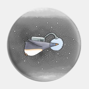 Space Penguin Pin