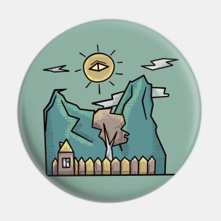 the mountains Pin