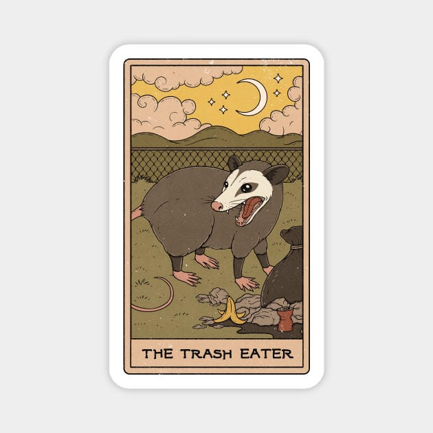 The Trash Eater Magnet by thiagocorrea