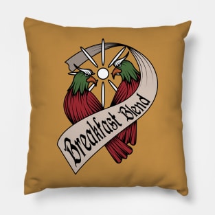 Breakfast Blend Coffee Tattoo Pillow