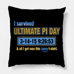 Pi Day Survivor Pillow