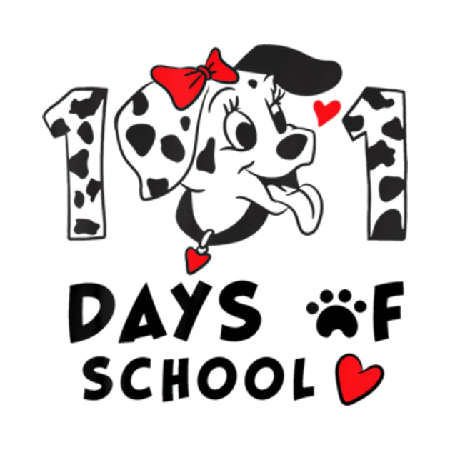 100 Days Of School Dalmatian Dog Boy Kid 100th Day Of School by Cristian Torres