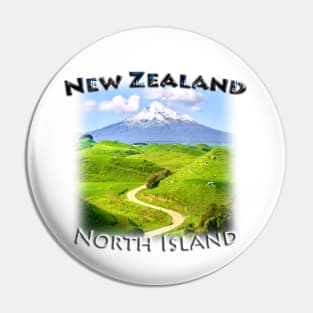 New Zealand - North Island, Mount Taranaki Pin