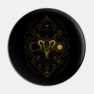 The Horned God | Pagan Symbol Pin