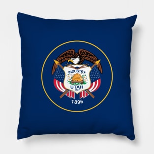 Classic Utah State Flag Pillow