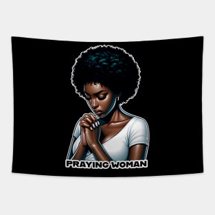 Praying woman Tapestry