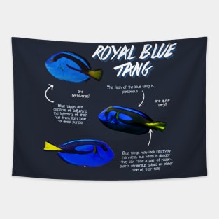 Royal Blue Tang Tapestry