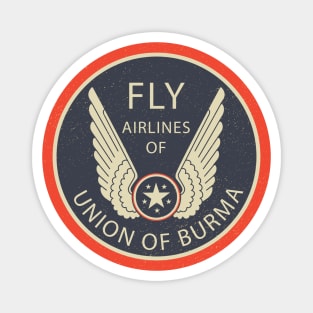 Fly Airlines of Union of Burma Magnet