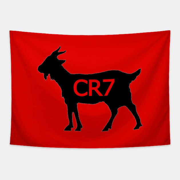 CR7 GOAT Alt Red Tapestry by VRedBaller