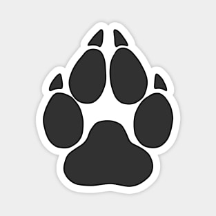 Wolf Paw Magnet