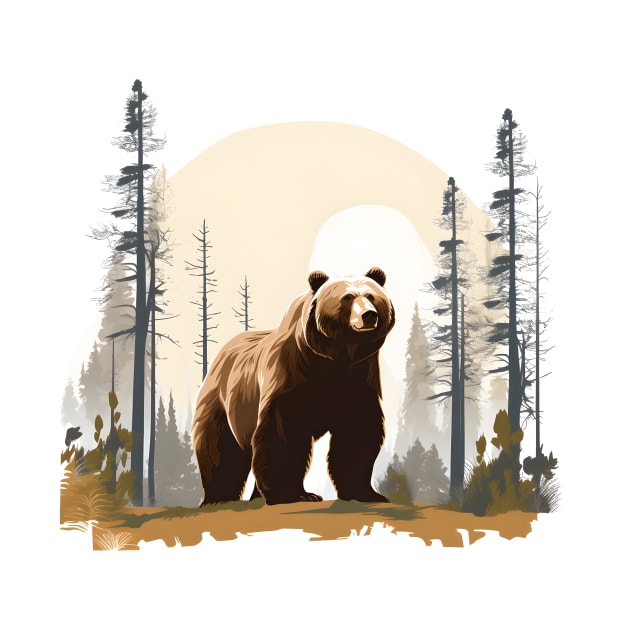 Brown Bear Forest by zooleisurelife