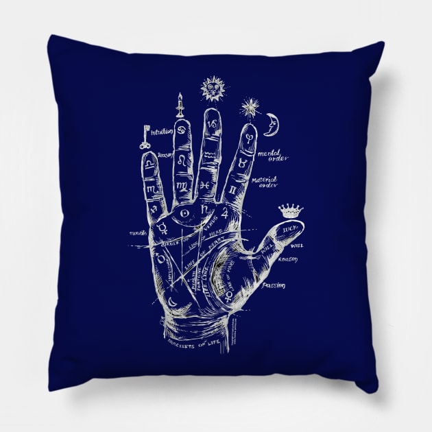 Palmistry - 2 Pillow by FanitsaArt