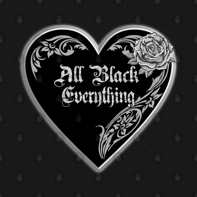 All Black Everything by Gothic Rose