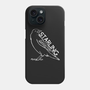 Starling Blackbird Phone Case