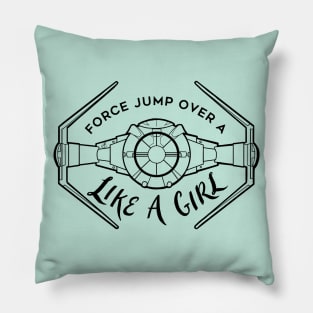 Force Jump (lines) Pillow