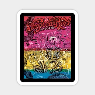 Calavera Tropical Punk Records Magnet