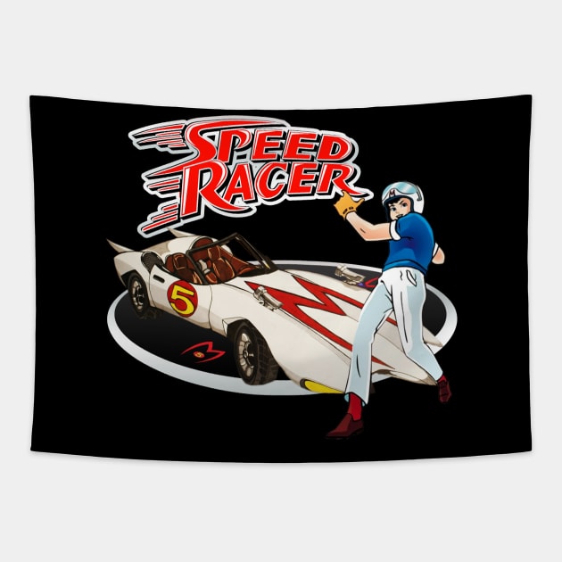 Go Speed Racer Go Go!!! Tapestry by borutohead