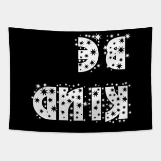 Glitty Be Kind Backward letter Tapestry