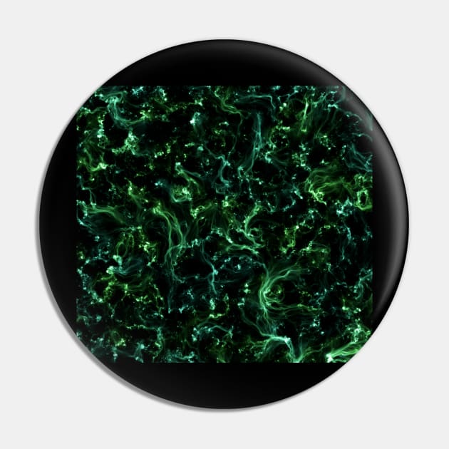 Green nebula Pin by Nerdiant