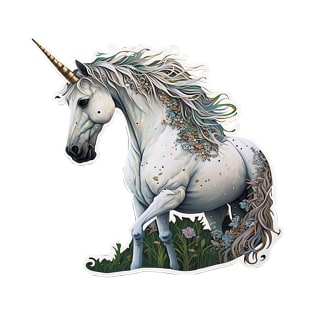 Unicorn Realistic Style T-Shirt