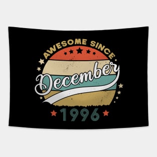 Awesome Since December 1996 Birthday Retro Sunset Vintage Tapestry