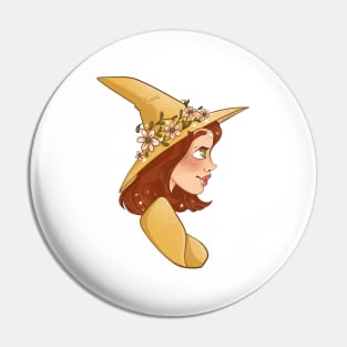 Yellow witch Pin