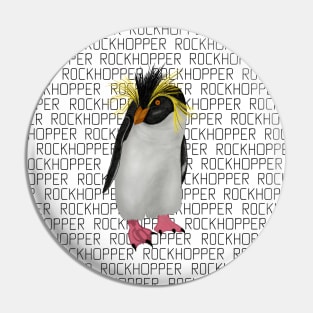 Rockhopper Penguin Labeled Pin