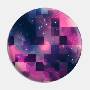 Boundless Space - Infinite Space Seamless Pattern Pin