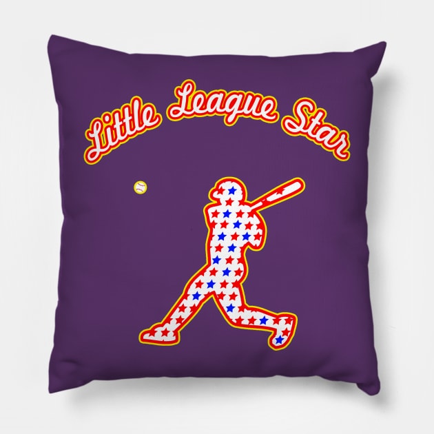 Little League Baseball Pillow by Scar