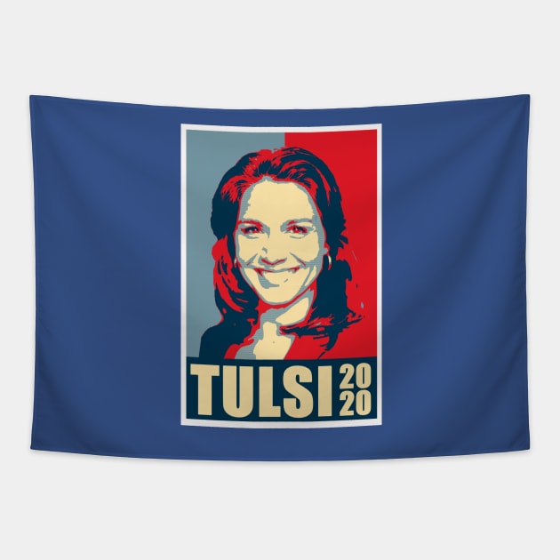 TULSI Gabbard for President 2020 Tapestry by trendee