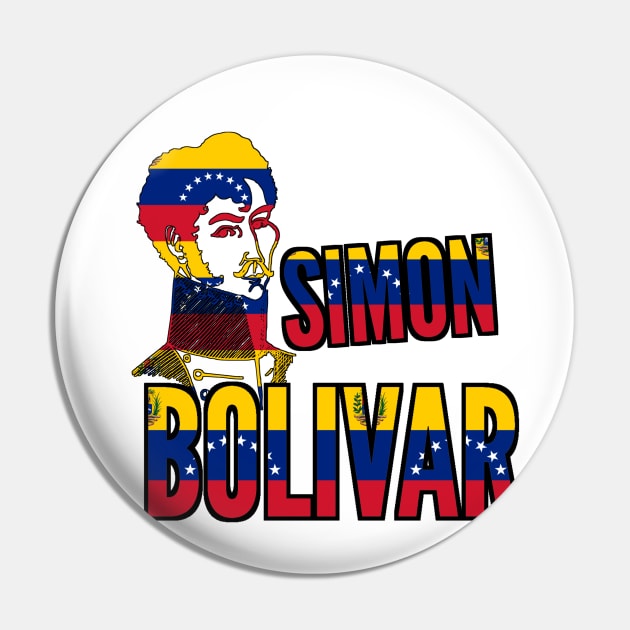 Simon Bolivar Venezuela -  Revolution Pin by Rabie