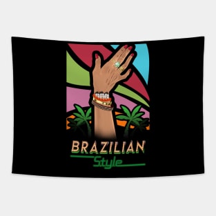 Brazilian, Fashion, Nail Polish, Woman, Gift Tapestry