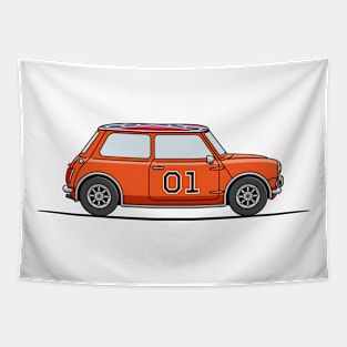 Dukes of Hazzard Mini Cooper Tapestry