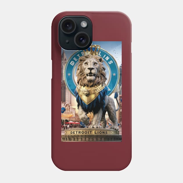 Detroit Lions Phone Case by TshirtMA