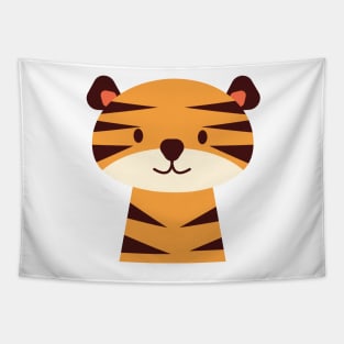 Tiger, cute baby tiger, nursery wall art Tapestry