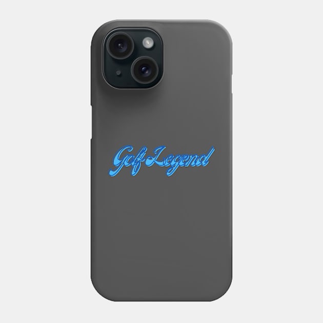 Golf Legend - Blue Phone Case by Golfers Paradise