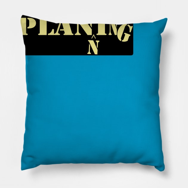 Planning Pillow by Illustro Art