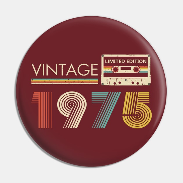 Vintage 1975 Limited Edition Cassette Pin by louismcfarland