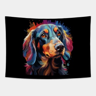 Dachshund Rainbow Tapestry