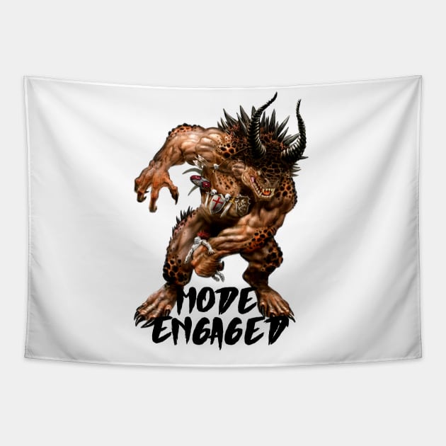 Engage the BEAST Within! Tapestry by Mystik Media LLC