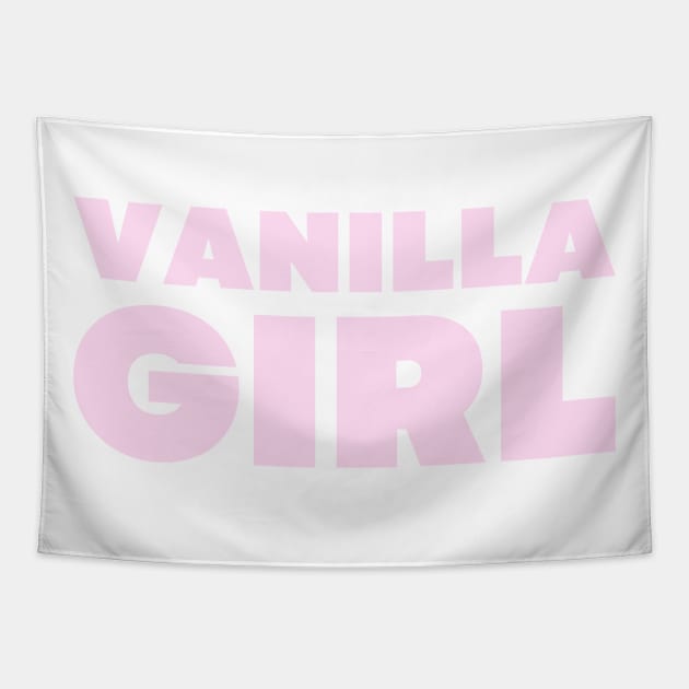 Vanilla Girl | Simple life no makeup lifestyle aesthetic Tapestry by Food in a Can