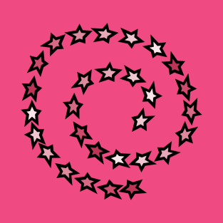 Viva Magenta Star Spiral T-Shirt