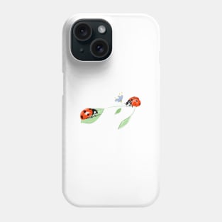 Seven-point ladybug pattern Phone Case