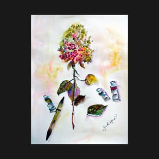 Still Life with Flowers and Artist Objects T-Shirt