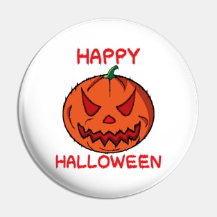 Pumpkin Happy Halloween Pin